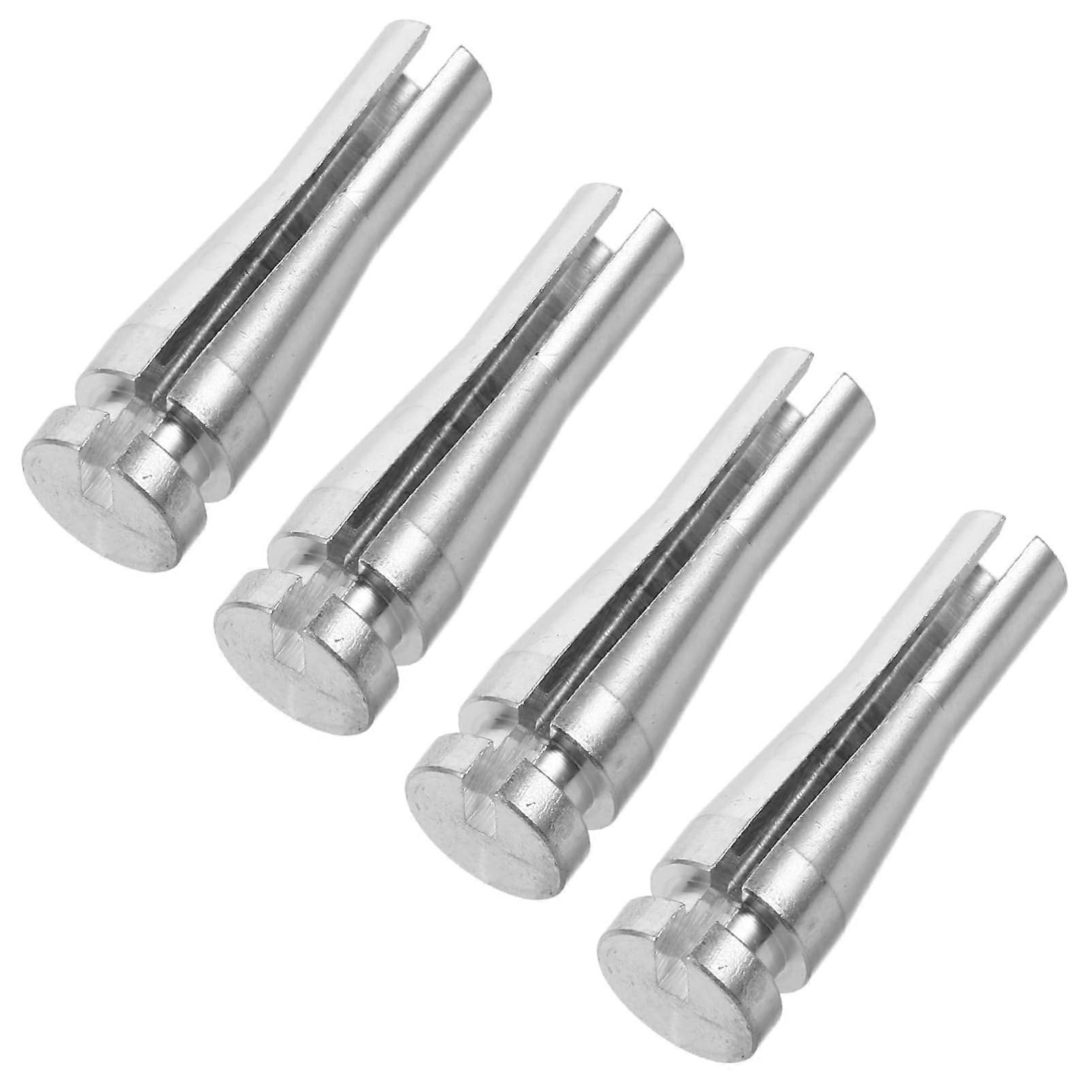 Replacement Car Door Lock Cable, 4-Piece Set, Driver Side, Metal Silver, Cable Assembly with Bolt Hardware