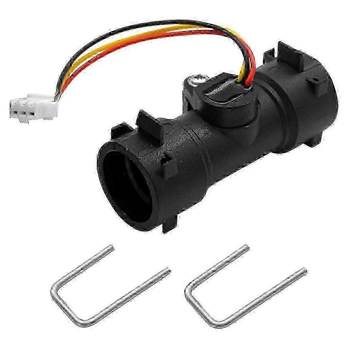 RV Water Heater Flow Sensor with Temperature Monitoring, Water Flow Meter for Home Heating System hwy