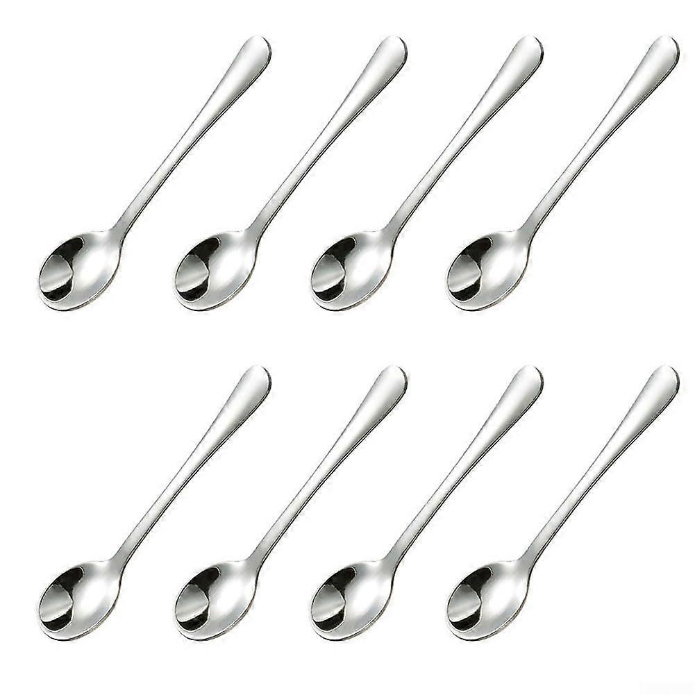 Stainless Steel Coffee and Dessert Spoon Set with Bird Design for Ice Cream and Tea