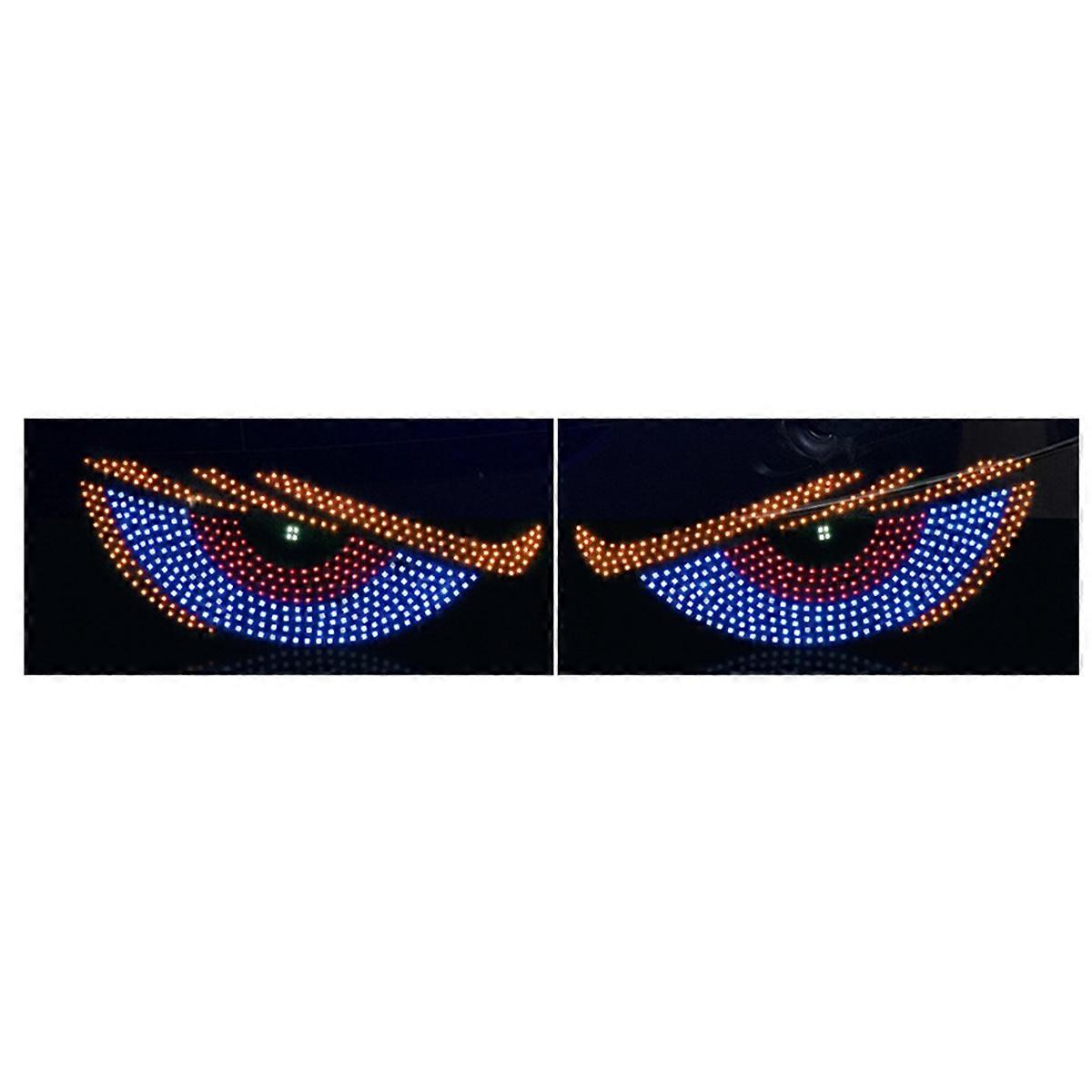 LED Car Dynamic Devil Eye Light Car Windshield Eye Lights,B