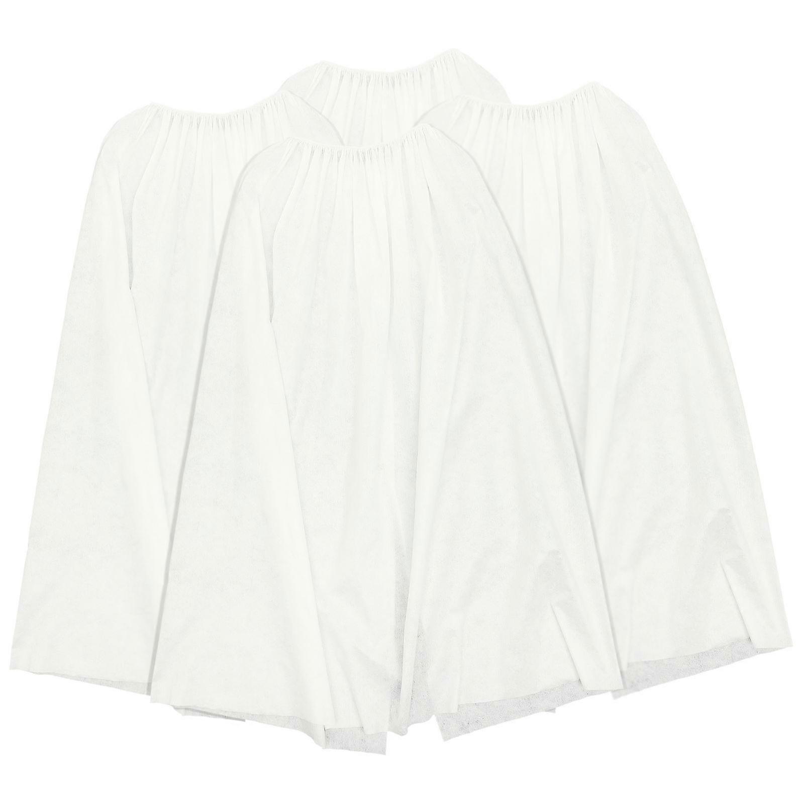 Bathrobe Disposable Body Wrap for Spa Use 4Pcs Comfortable Spa Supplies