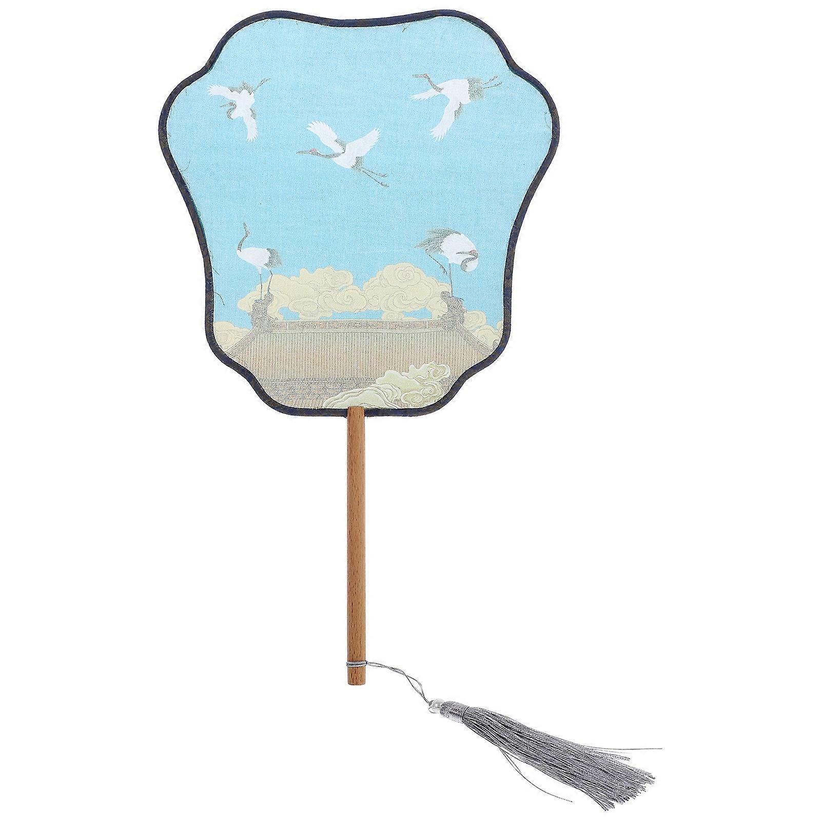 Chinese Style Hand Fan for Stage Performance, Traditional Decorative Design, Multi Functional & Easy to Clean Handmade Fan for Weddings and Cultural