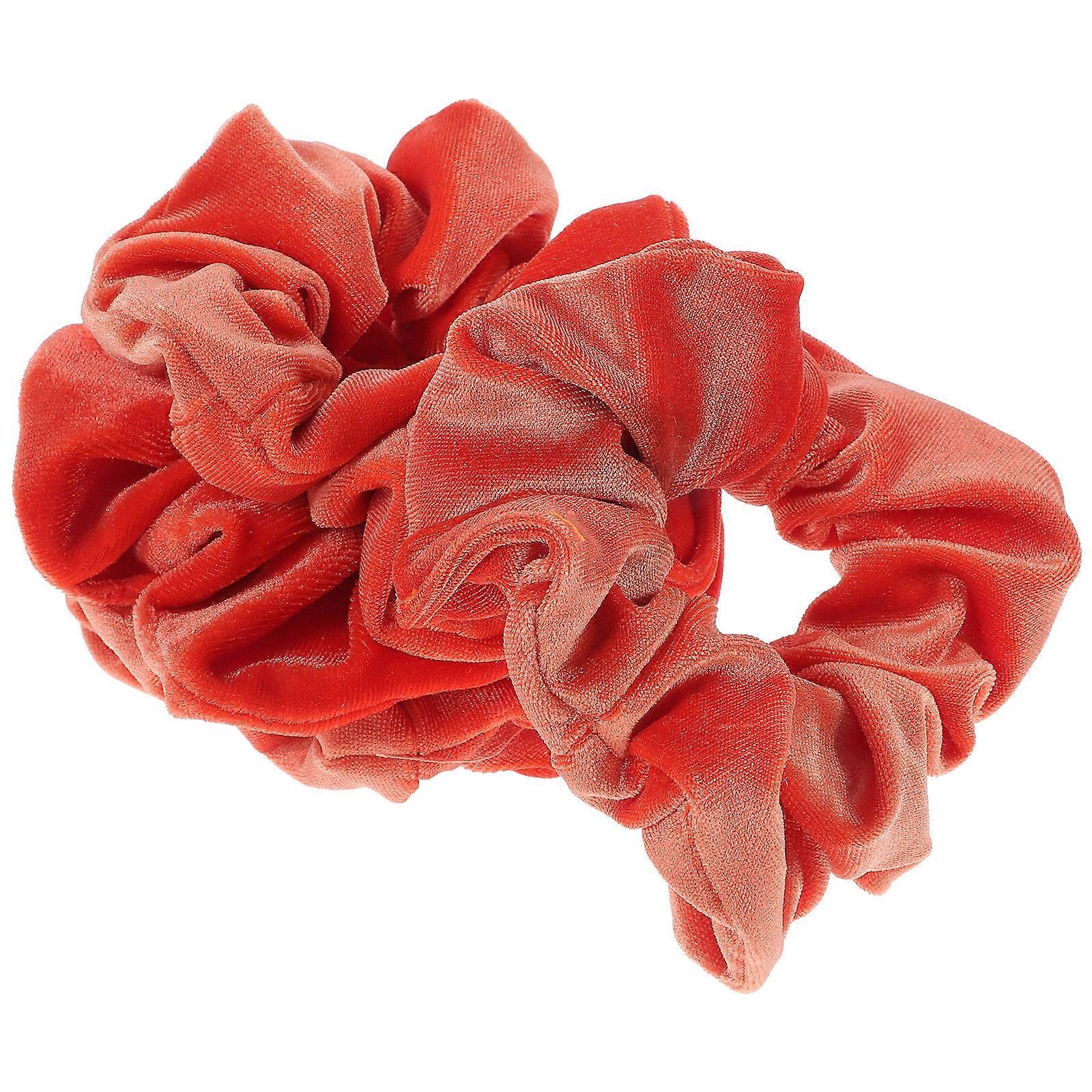 Fluorescent Elastic Hair Ties Set of 4 Bright Colors Versatile Ponytail Holders for Women Long Hair Sports Yoga Daily Use Stylish Fun