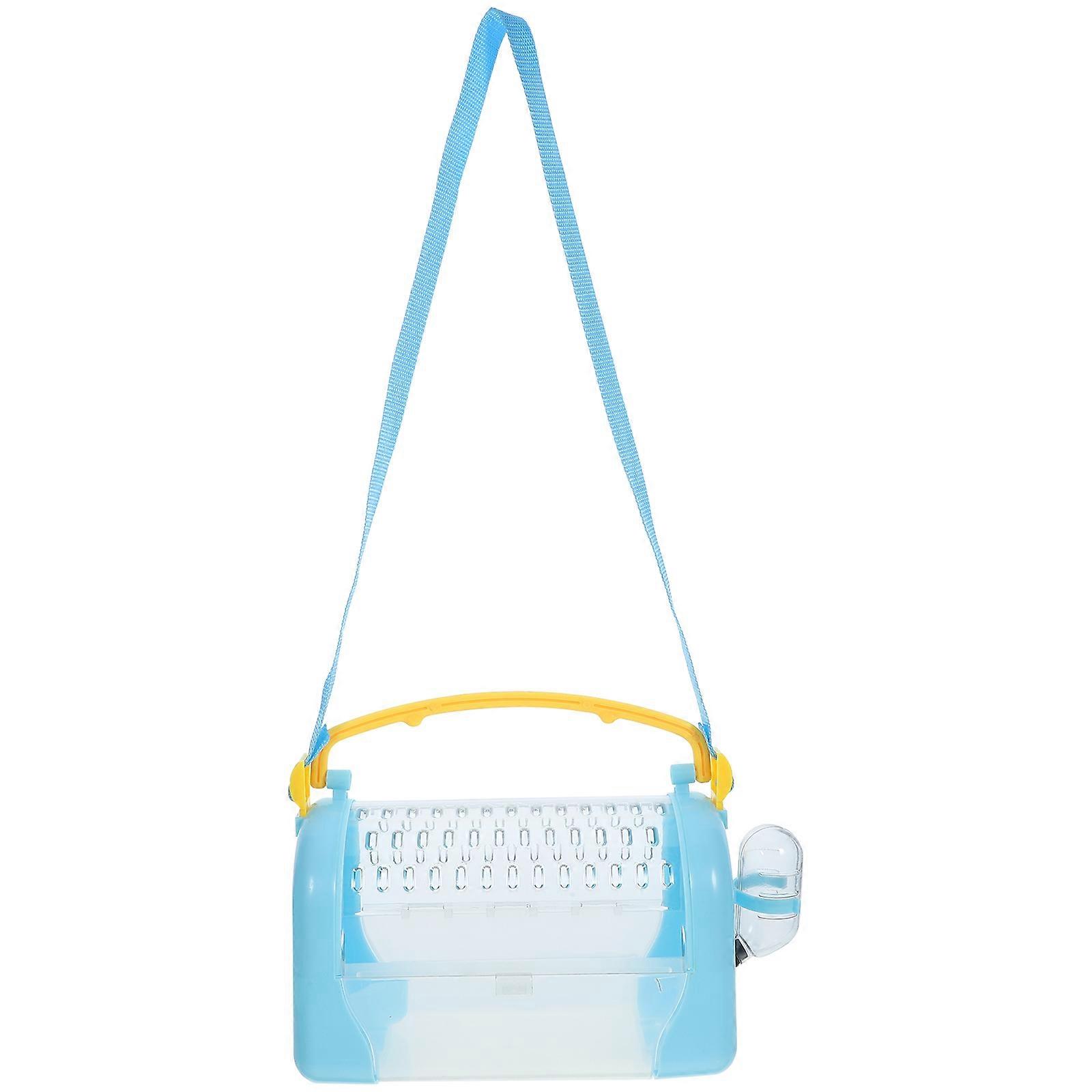Hamster Carrying Case Handheld Plastic Cage Designed For Small Animals With Compact Size And Portable Function 1 Set