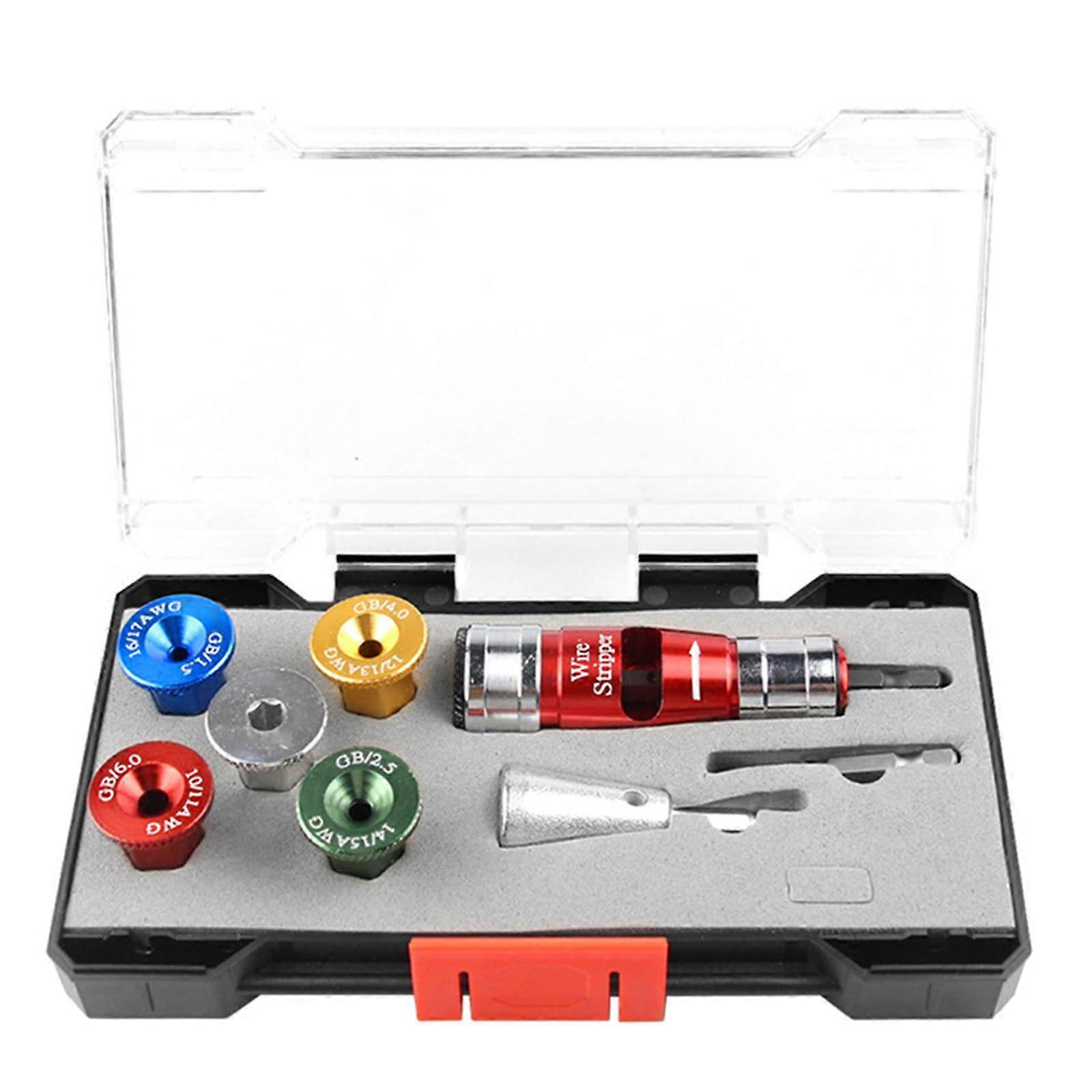 Drill stripping and rotating tool, electric wire strippers, professional electrician tools, portable wire