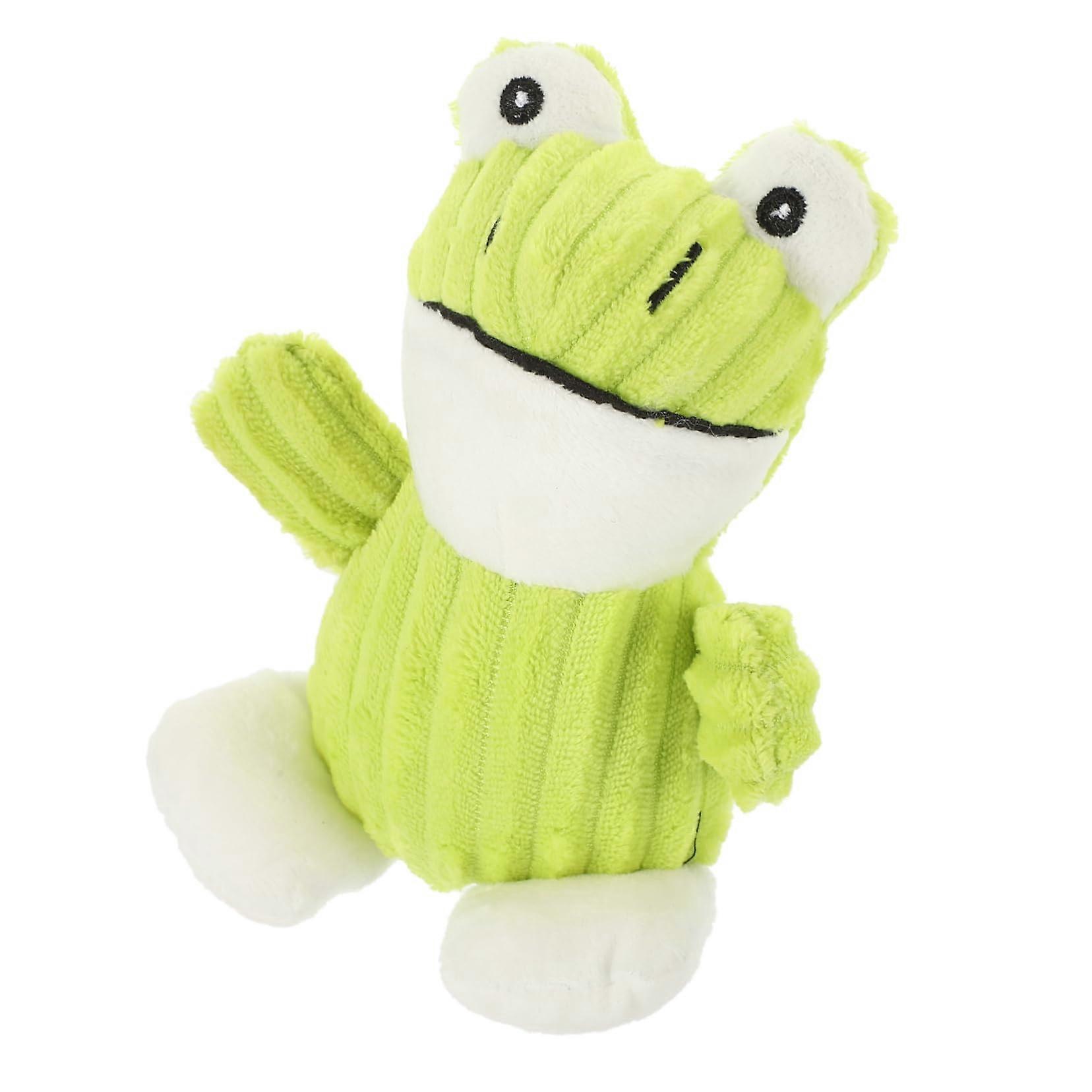 Dog Plush Toy - Chew Frog Toy for Puppies, Funny Soft Pet Toy, Durable Plush Material, Ideal for Small Dogs