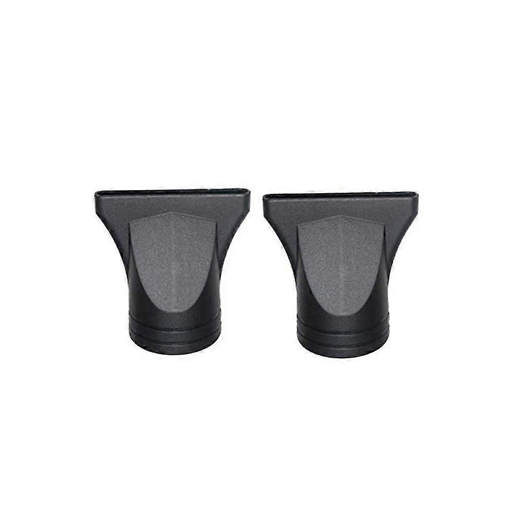 2ブラックプロフェッショナルプラスチックヘアドライヤーディフューザー、ドライヤーノズルワイドデザインプラスチックヘアドライヤーノズルReのパック