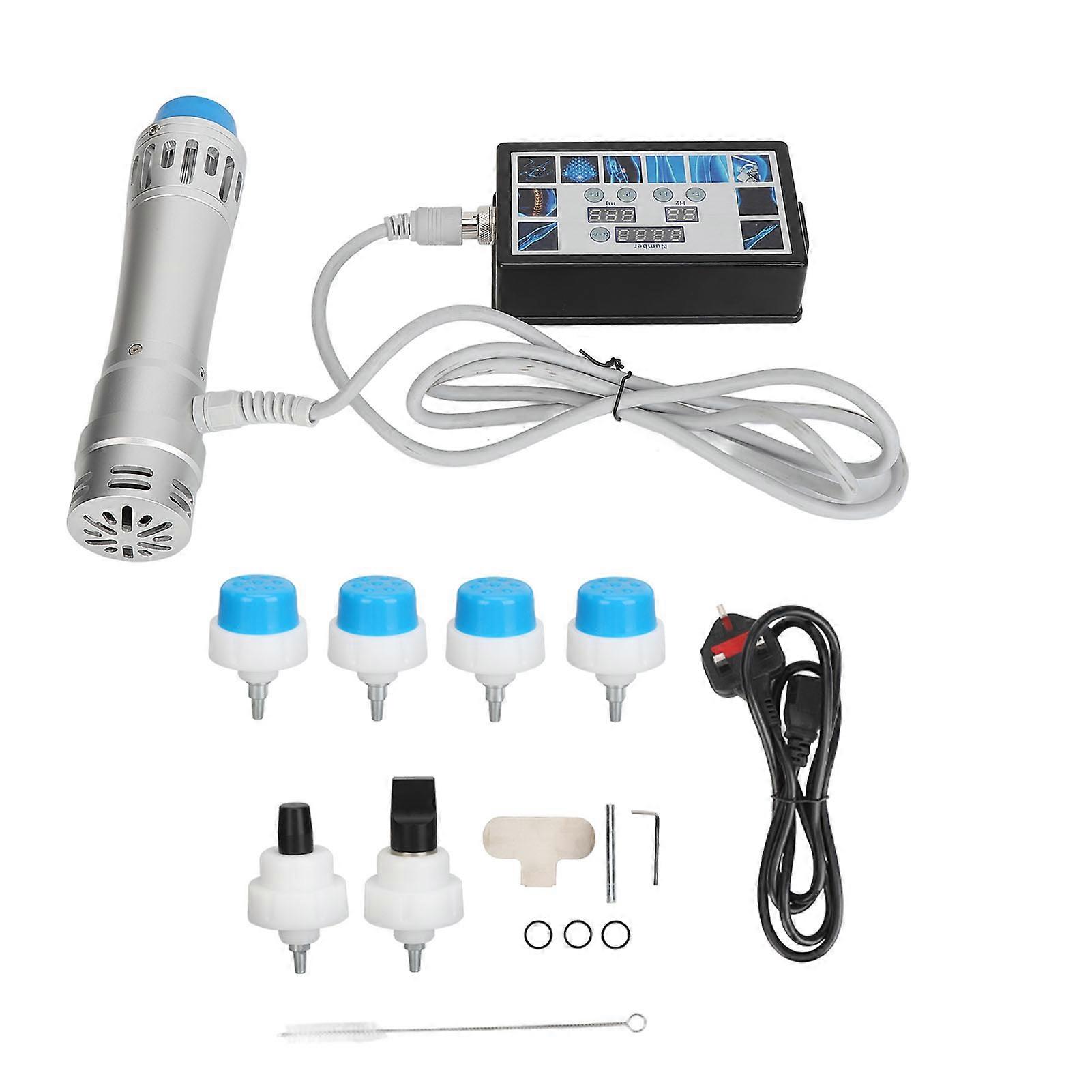 Device Silver Handle Deep Muscle Massaging Electromagnetic Shockwave Machine for Waist Bone