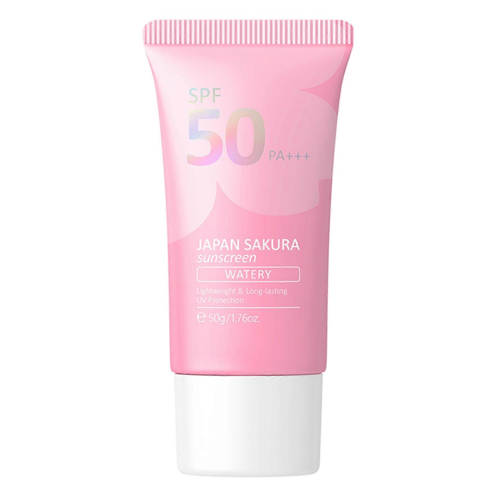 50g Japanese Sunscreen SPF50 Moisturizing Sunscreen for Face Anti Aging Face Sunscreen for Mature Skin