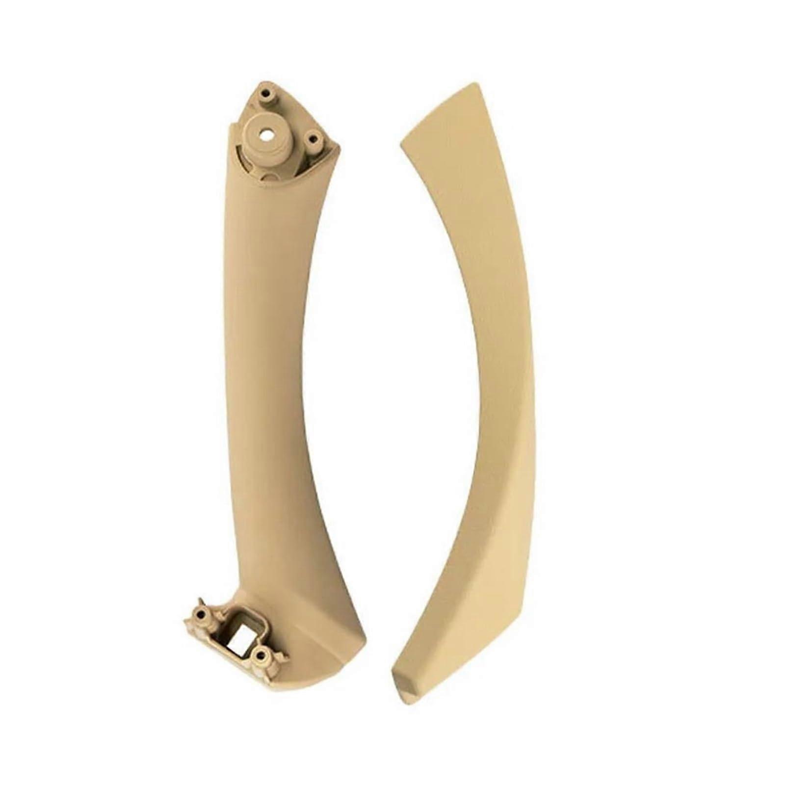 Auto Interior Door Handle Cover For 3 Series E90 E91 E92 2004–2012 (Beige Left 1Set)