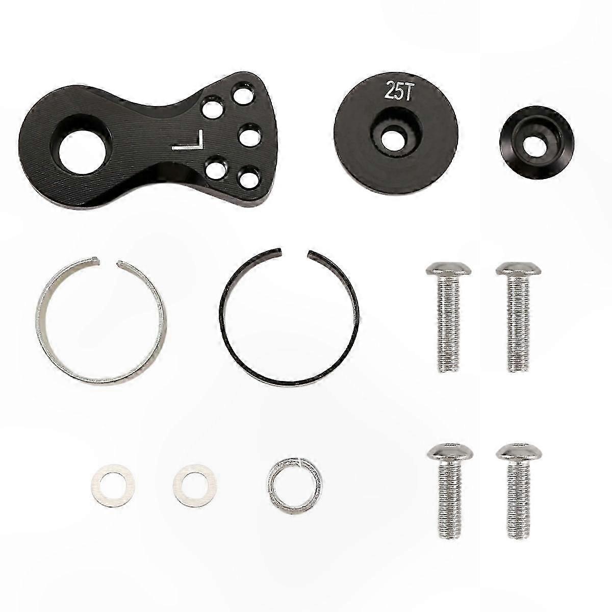 Adjustable Servo Saver Arm for RC Cars, Boats, and Helicopters - 25T Metal Upgrade Part for 1/10 Scale Models