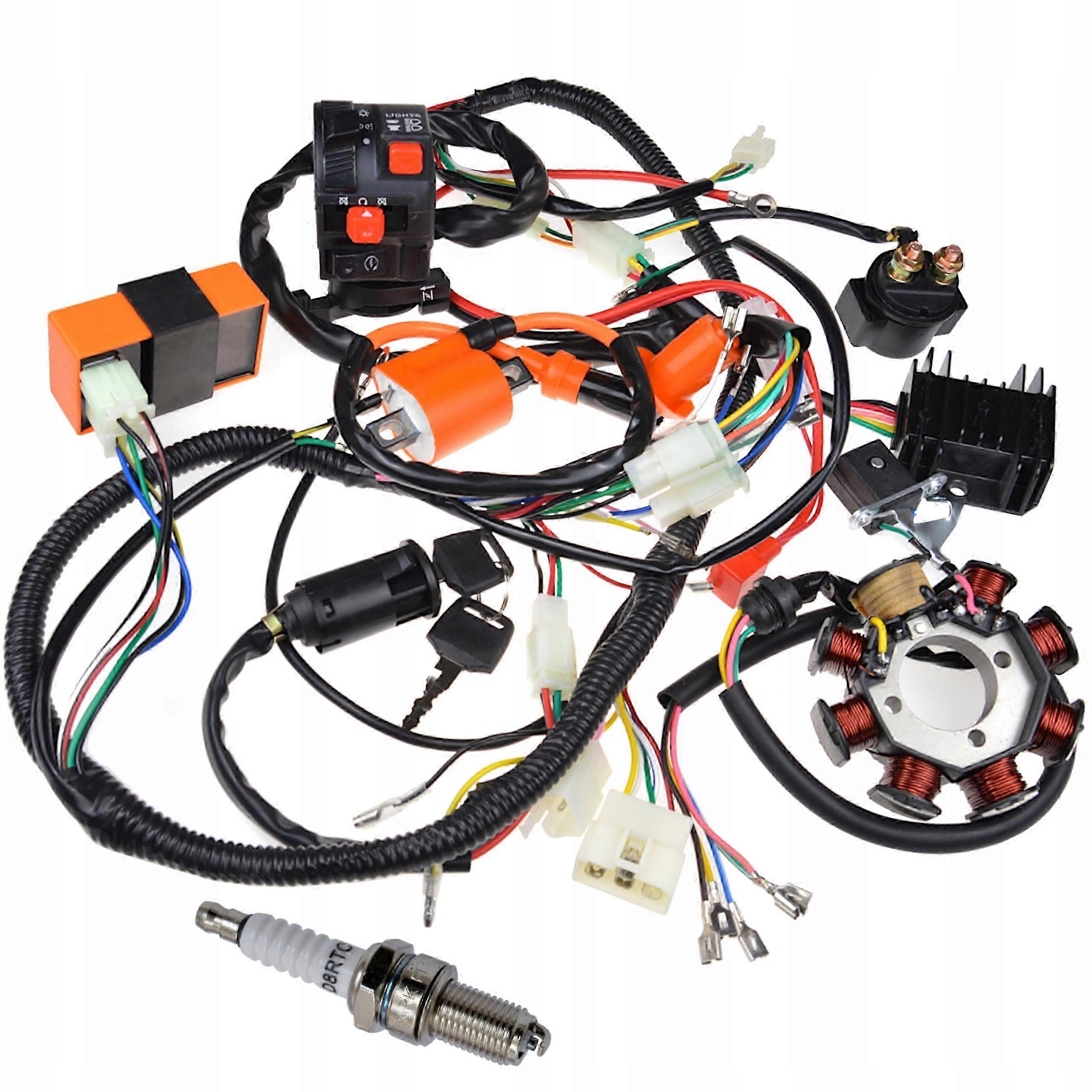Installation Of Quad Atv 200 250 Ful Electrical Harness