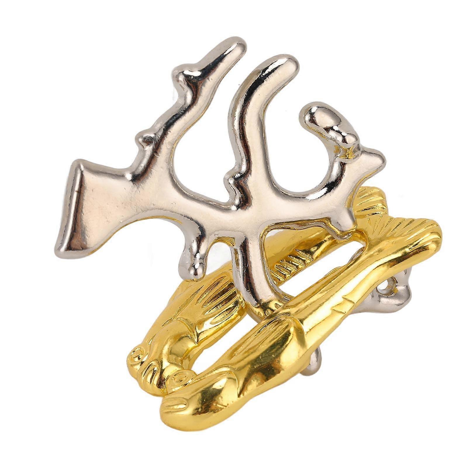 Thinking Tasks Alloy Adult Intelligence Buckle Puzzle Lock Challenge IQ Test Game for Office and Party - Coral Color