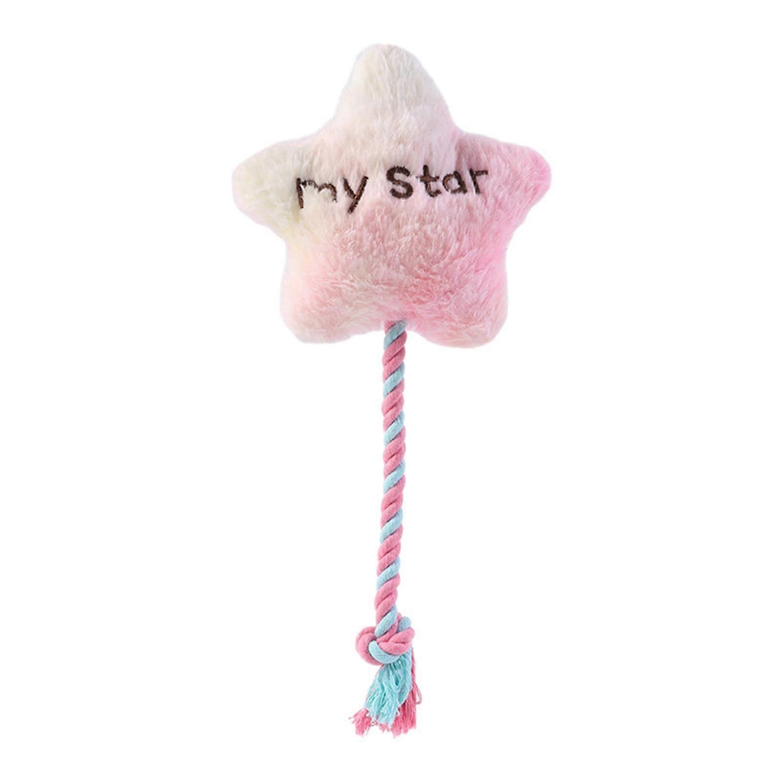 Dog Toy Interactive Squeaky Toy With Built-In Sound, Bite-Resistant Chew Toy, Relieves Boredom, Star Design