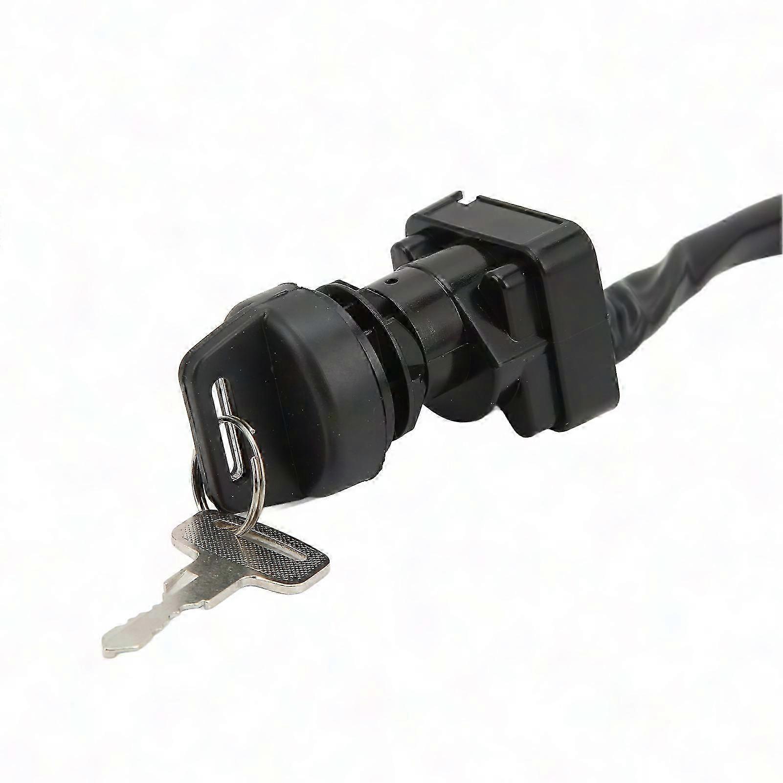 Ignition Key Switch Black Rustproof Antiaging Replacement for  LTA400 LTA400F KING QUAD