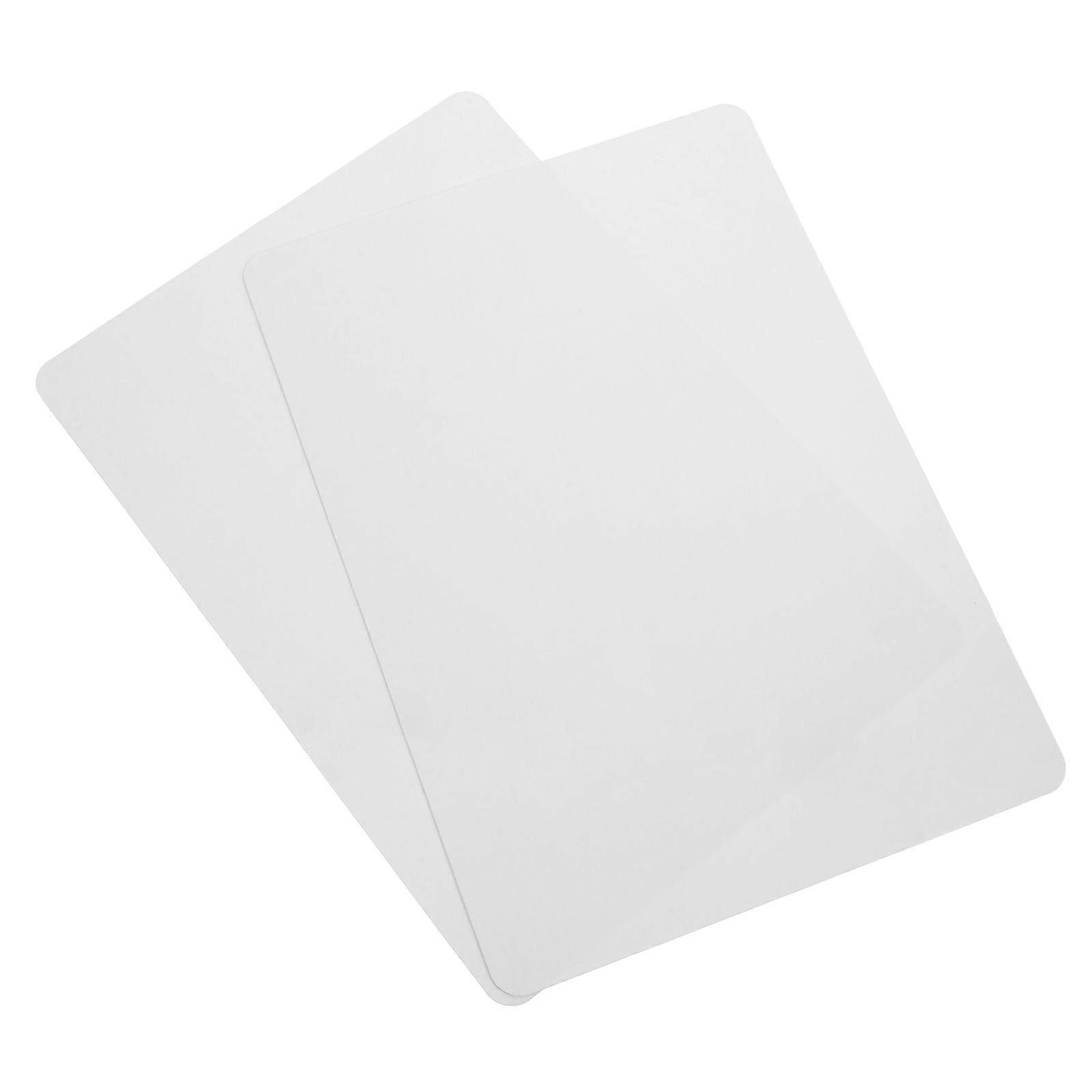 2Pcs Erasable Writing Sheet Small Dry Erase Sheet Multi-function Whiteboard Sheet