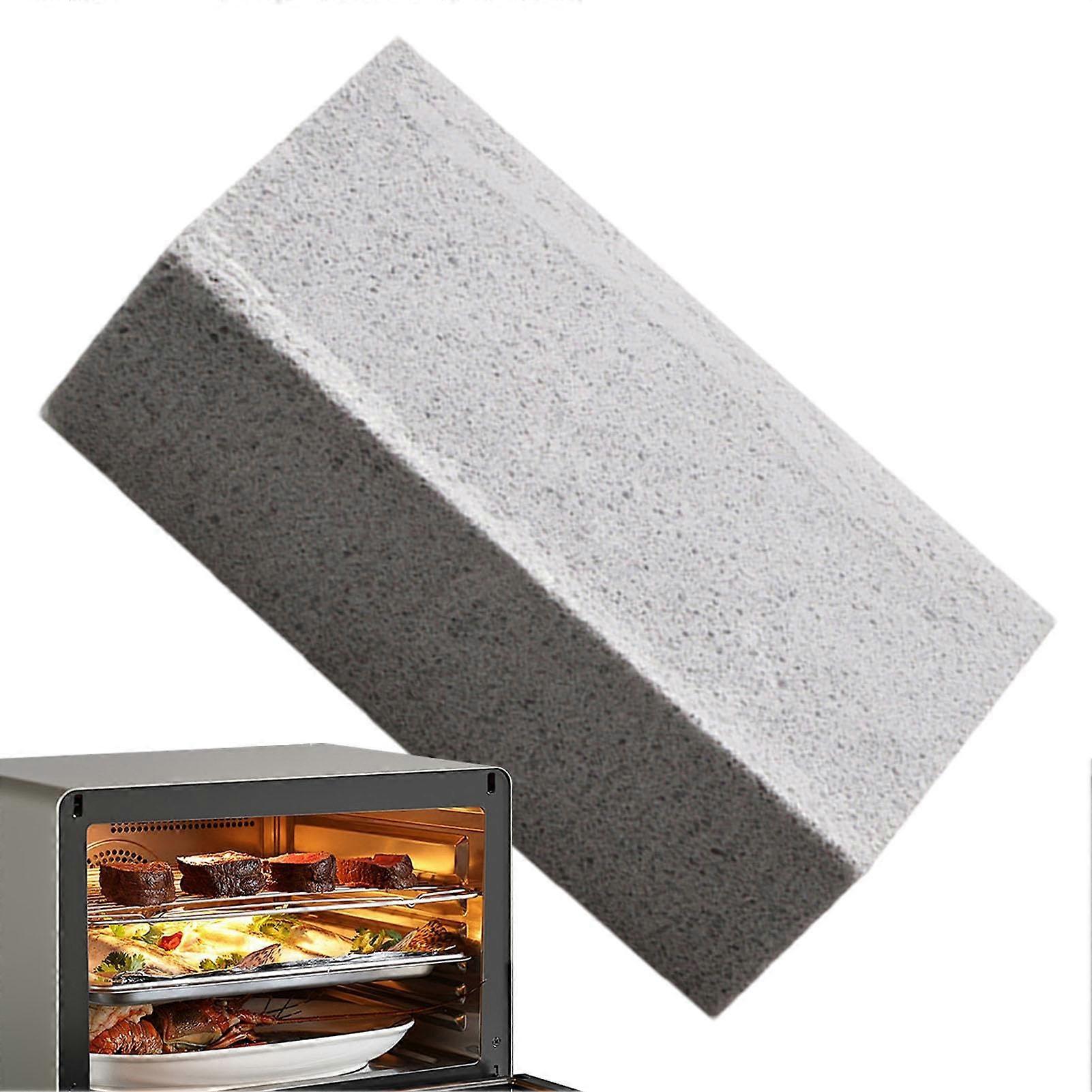 Pumice Stone For Cleaning, Heavy-Duty Grill Stone, Griddle Scrubber, Flat-Edge Seasoning Stone That Will Not Scratch