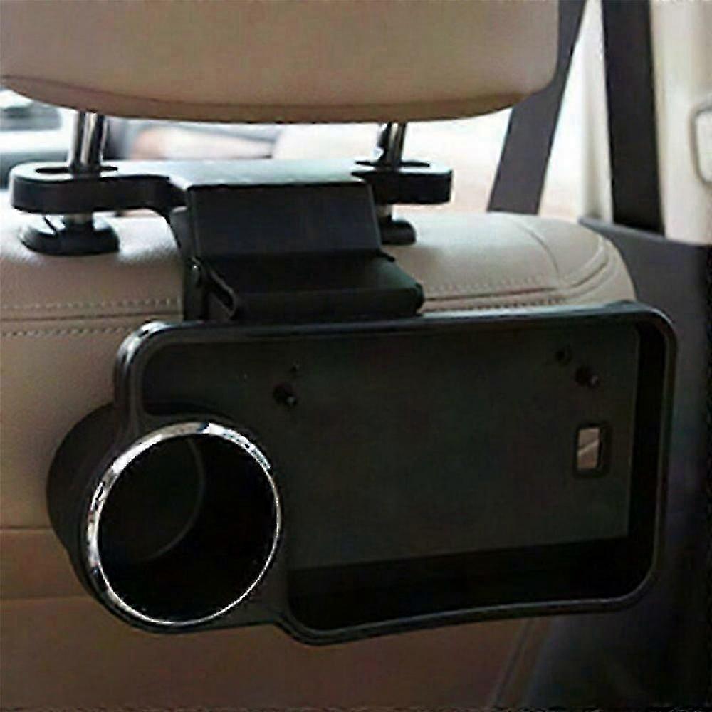 Universal Car Back Seat Organizer with Foldable Table Tray - Multi-Function Portable Storage