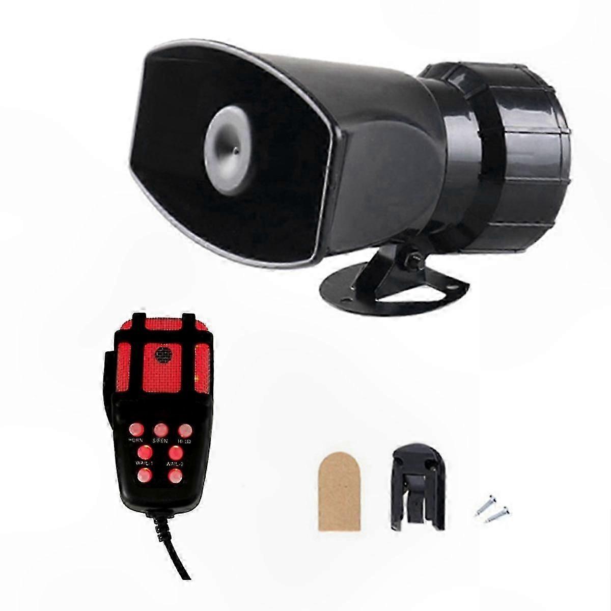 Portable PA System with Emergency Alarm and Siren Function for Vehicle Use