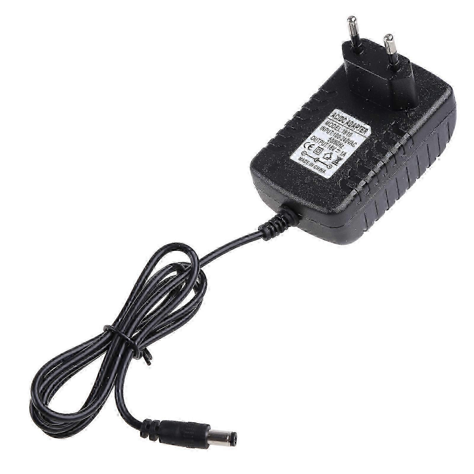 Universal 18V AC/DC Adapter with 5.5x2.1mm Connector for LED CCTV Router - Multiple Plug Options Available