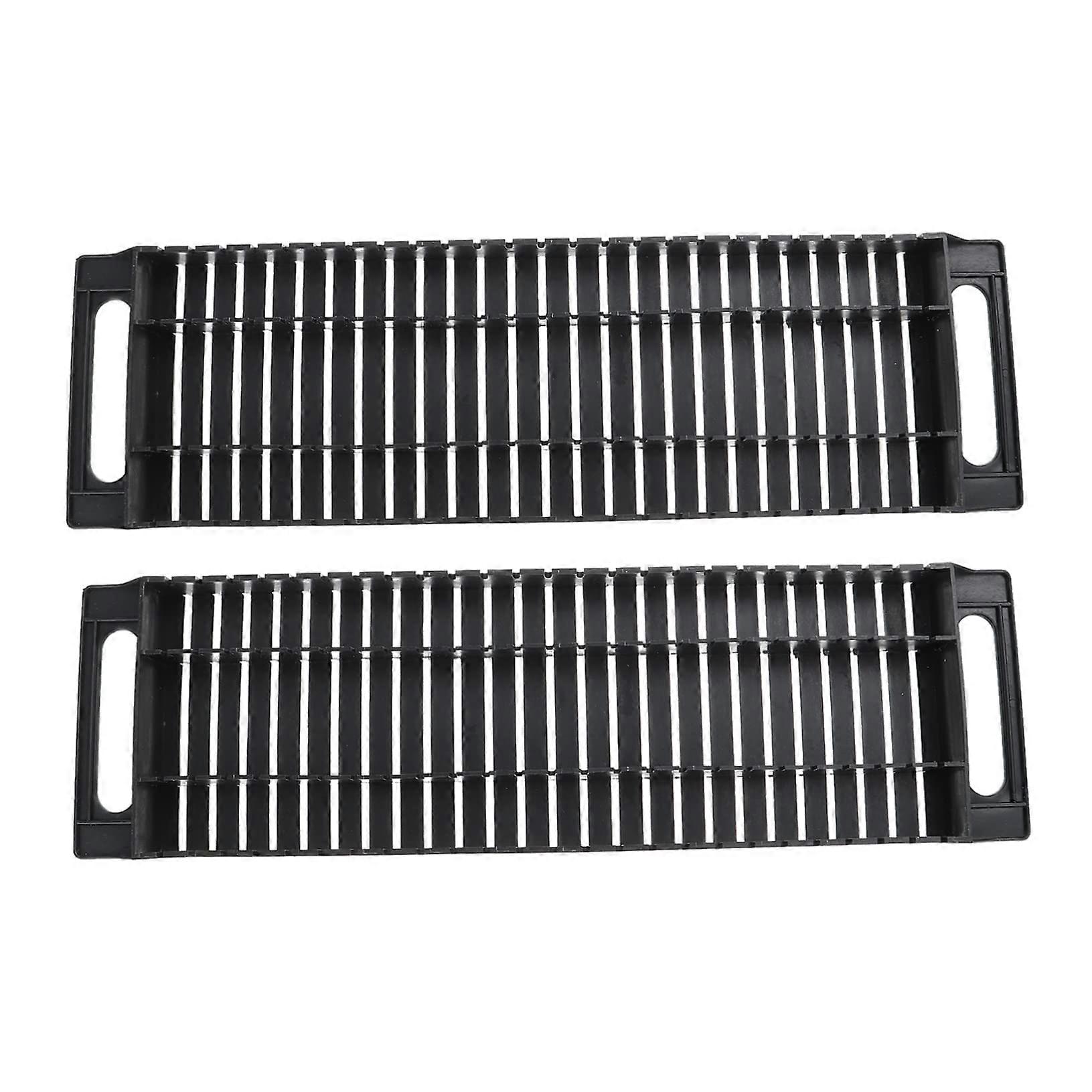 2pcs Dual-Ear Static Bar Rack PCB Mount Ear Static Frame for Electronics 1-Inch Compatible Components