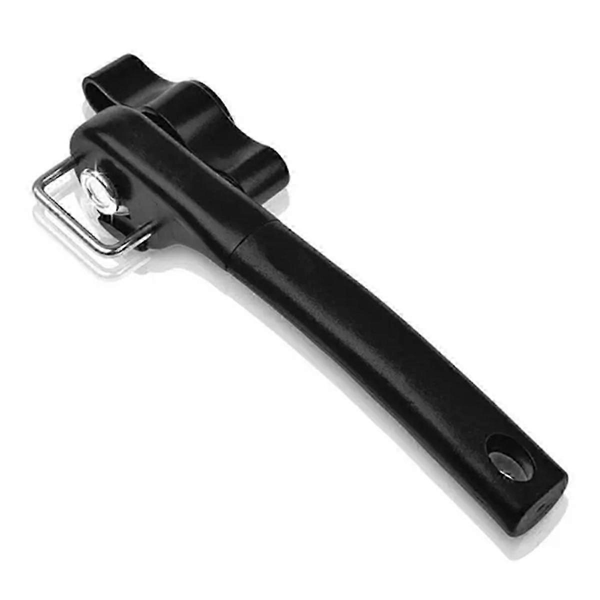 Safe Cut Can Opener with Black Soft Grip Handle