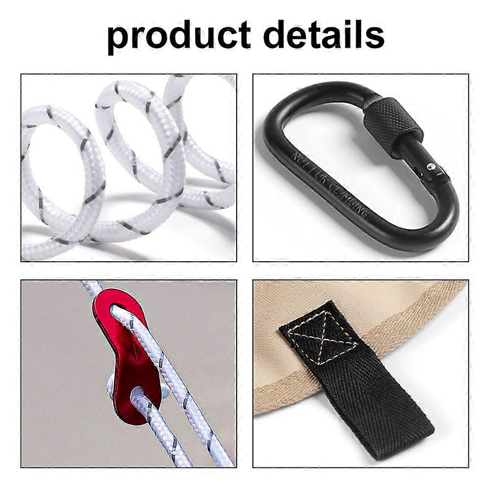 Outdoor Tent and Canopy Connect Cap Kit Canopy Build Connector Camping Hiking Picnic Accessory Tent Triangle Waterproof Cap