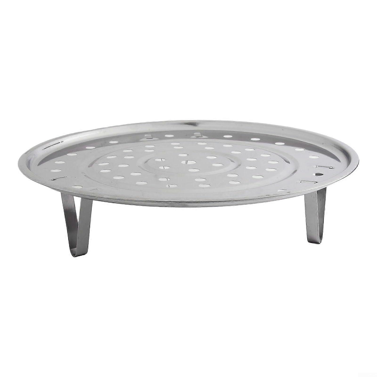 Stainless Steel Steaming Rack with 3 Adjustable Feet, Accessory for Cooking and Nutrient Preservation (22CM)