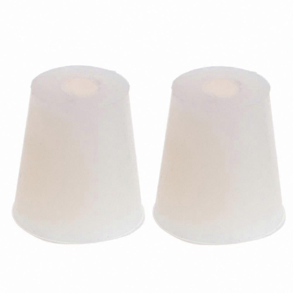 2-Pack Silicone Airlock Bubbler Valve with Hole for Wine Fermentation