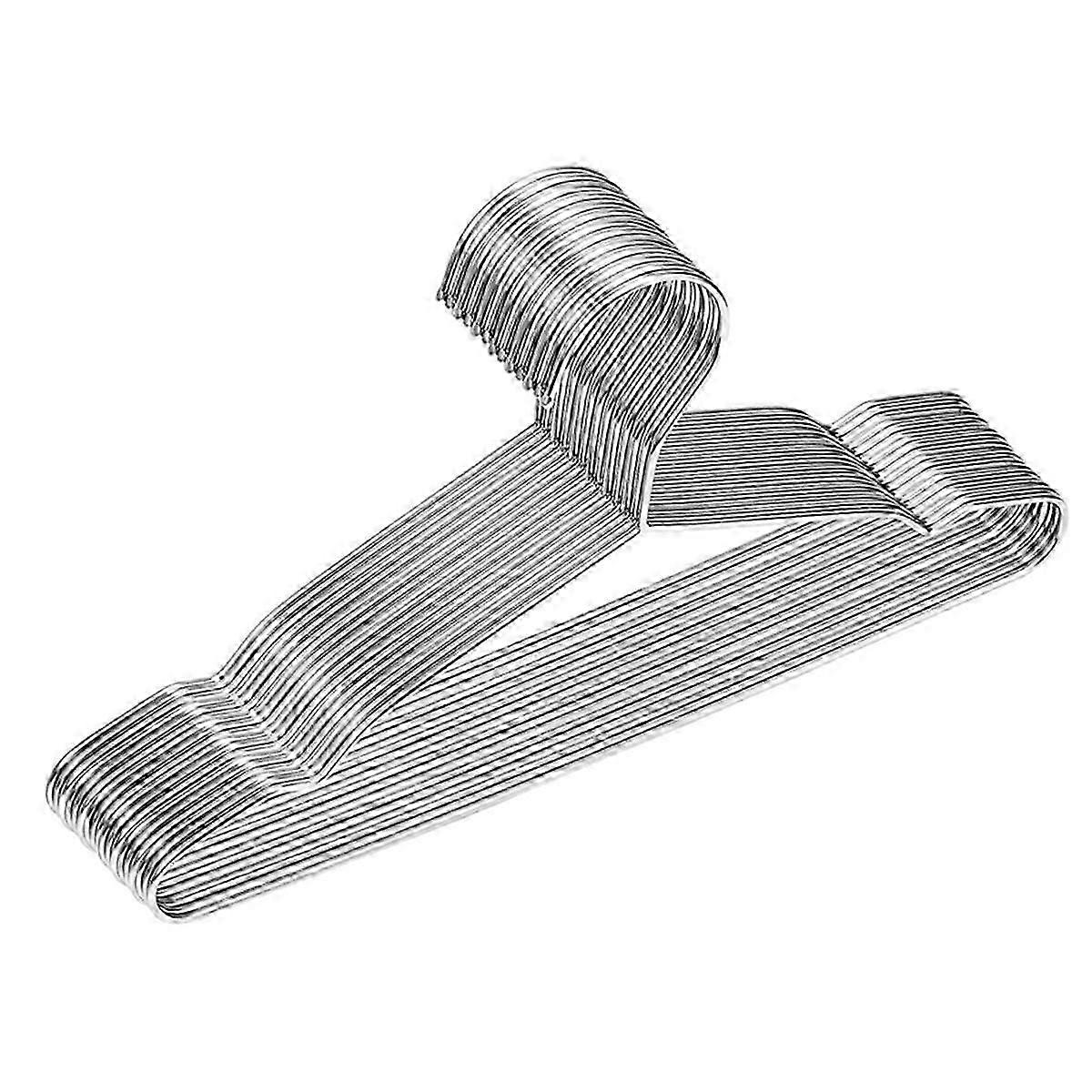 Cabides de arame 30 pacotes de aço inoxidável resistente e resistente