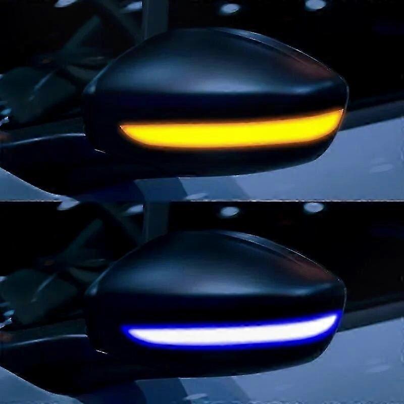 2Pcs LED Side Mirror Turn Signal for 208 & Citroen C3 Dynamic Flowing Indicator Light