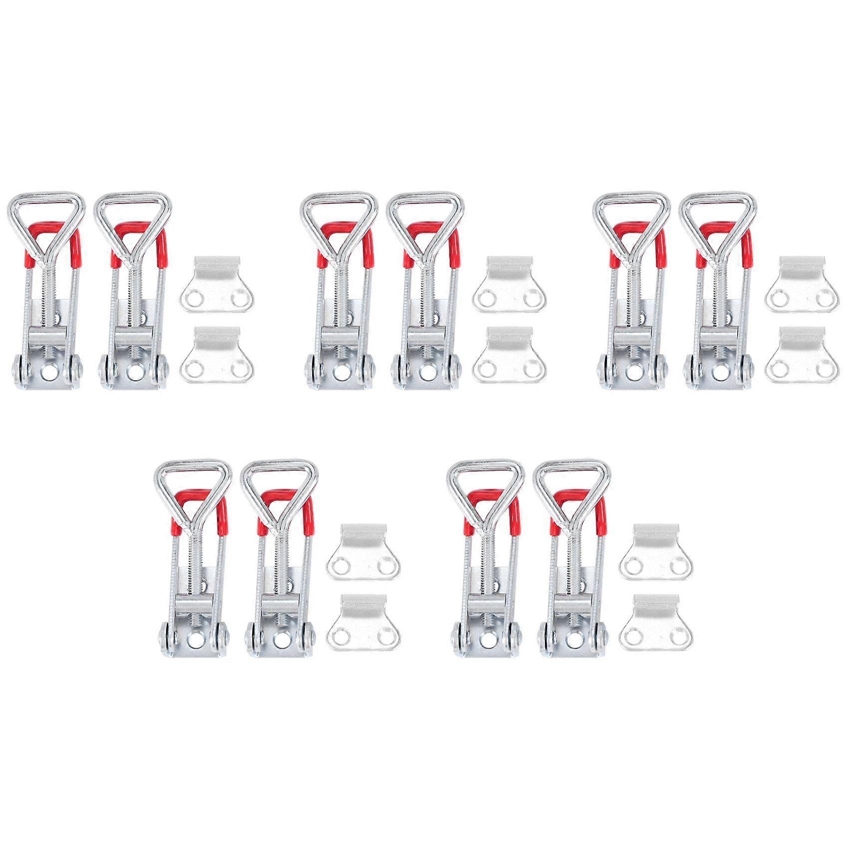 10 Pack Adjustable Toggle Latch Clamp 150Kg Holding Capacity, 4001 Heavy Duty Quick Release Pull La