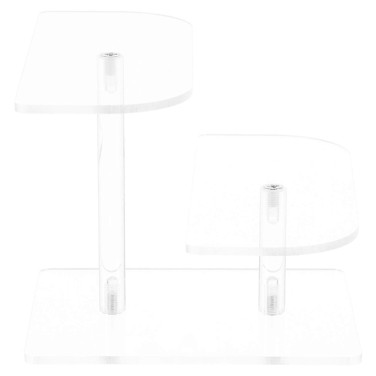 Acrylic Tabletop Display Stand for Multi layer Sunglasses Storage Figure Organizer 2pcs 1 Set