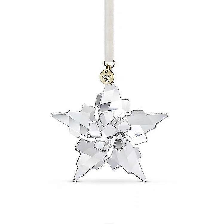 Christmas Ornament, 2021 Annual Edition, Large, Clear Crystal