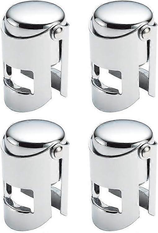 6 Pieces Wine Stopper, Zinc Alloy Wine Bottle Stopper Heart-Shaped for Wine
