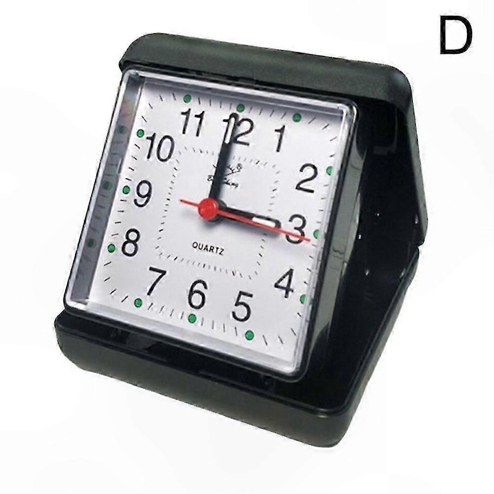 Compact Silent Alarm Clock with Snooze Function for Travel and Bedside Use