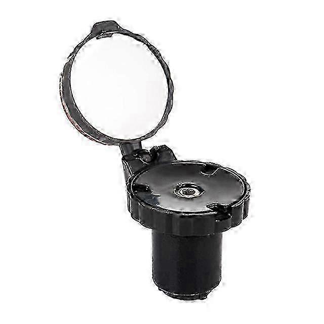 Mini Bicycle Rearview Mirror with Warning Light 360 Degree Rotatable Handlebar Mirror Bicycle Accessory