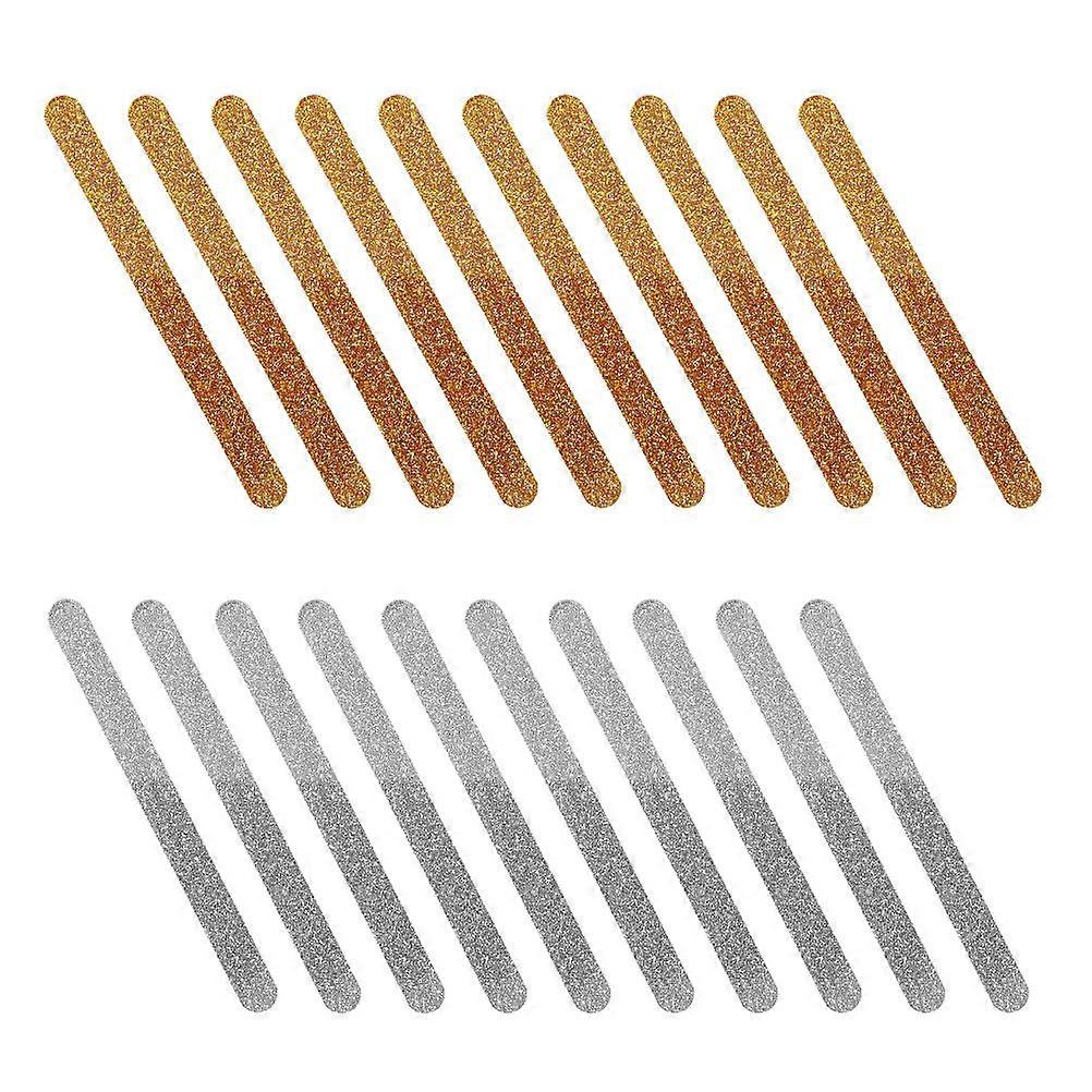 Craft Stick Acrylic Ice Cream Sticks for Ice Cream 20Pcs Reusable Popsicle