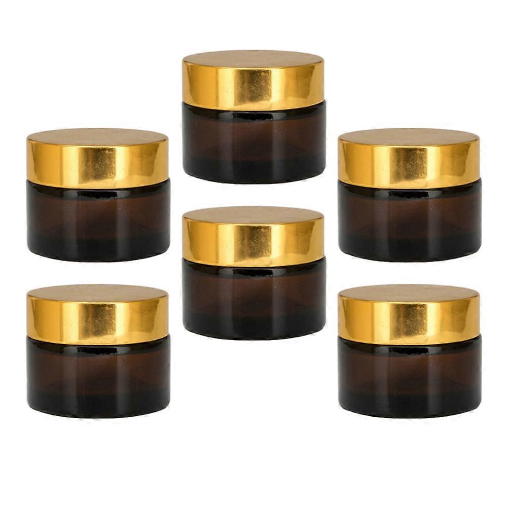 Storage Holder Cream Bottles for Storage 6Pcs Empty Makeup Bottles Glass