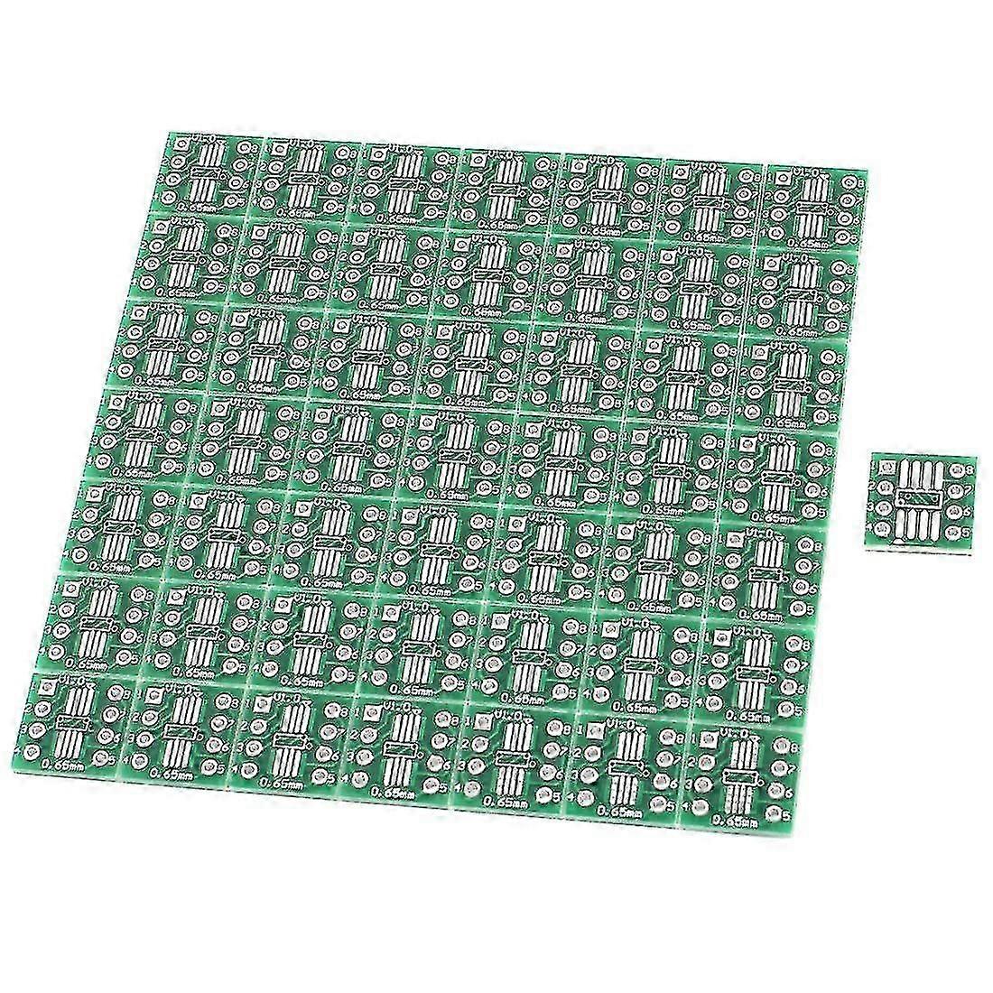 50db Sop8 Ssop8 Tssop8 Smd To Dip8 Adapter 0,65 / 1,27mm Pcb Tábla