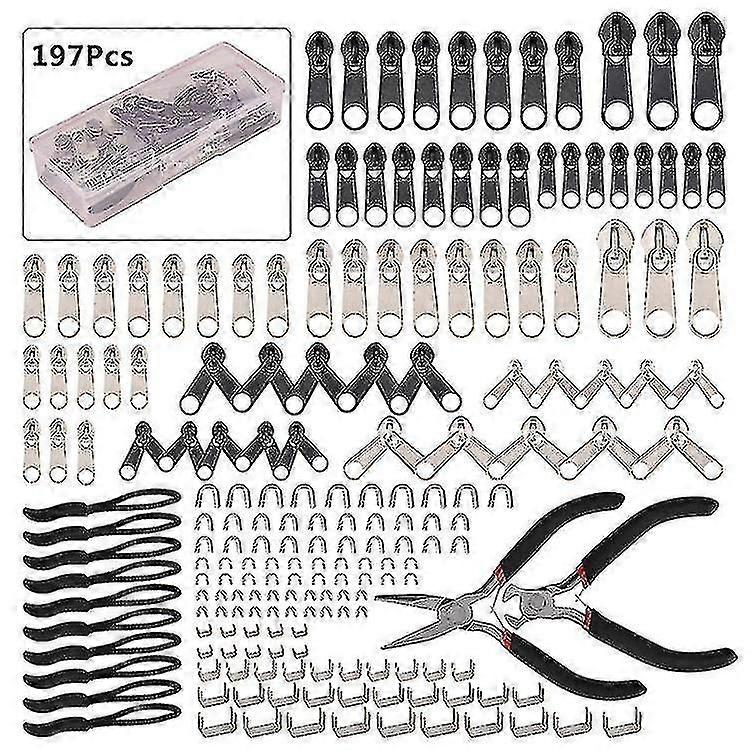 Kit de reparo de zíper com zíper de substituição