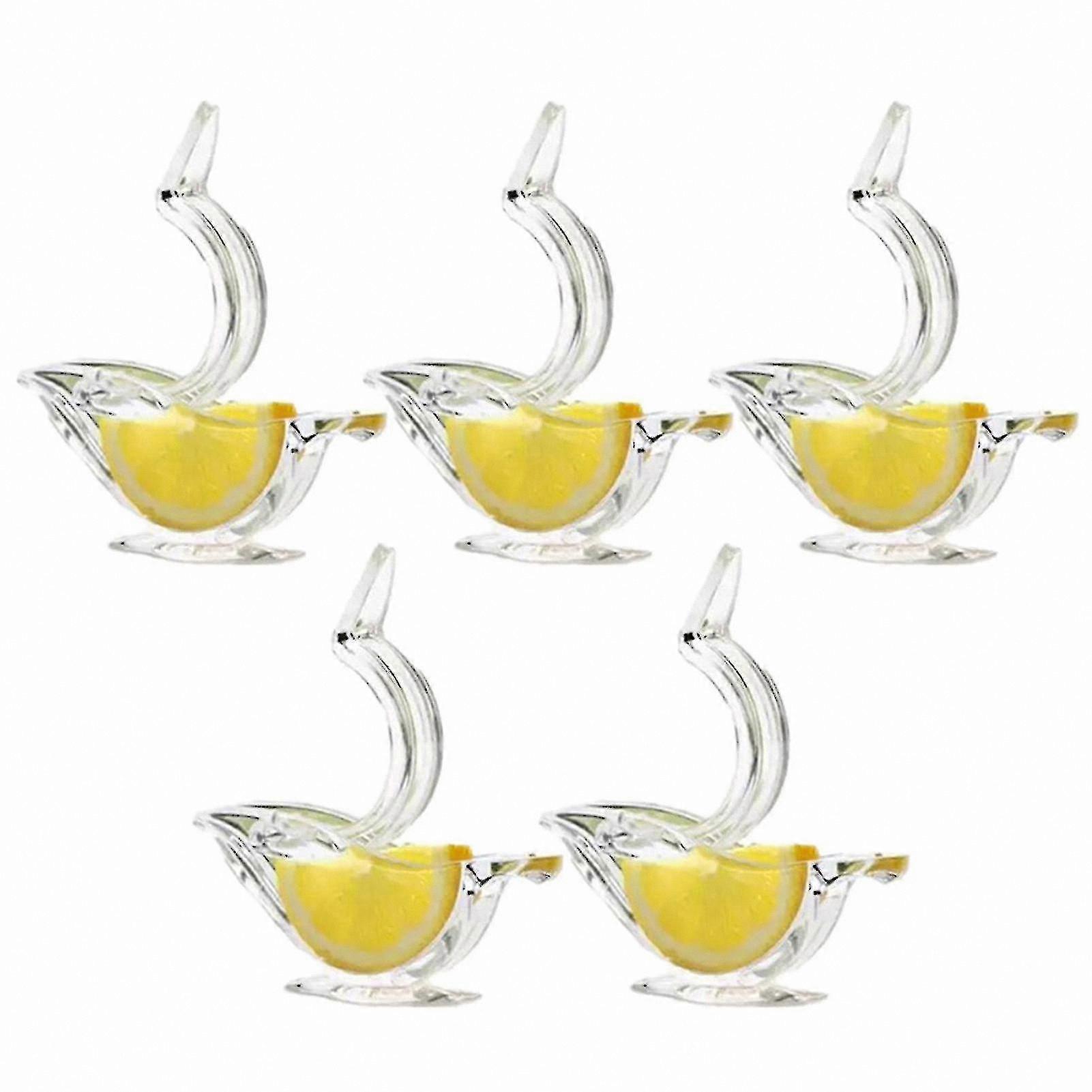 Transparent Acrylic Lemon Squeezer for Home Use Manual Fruit Juicer Tool