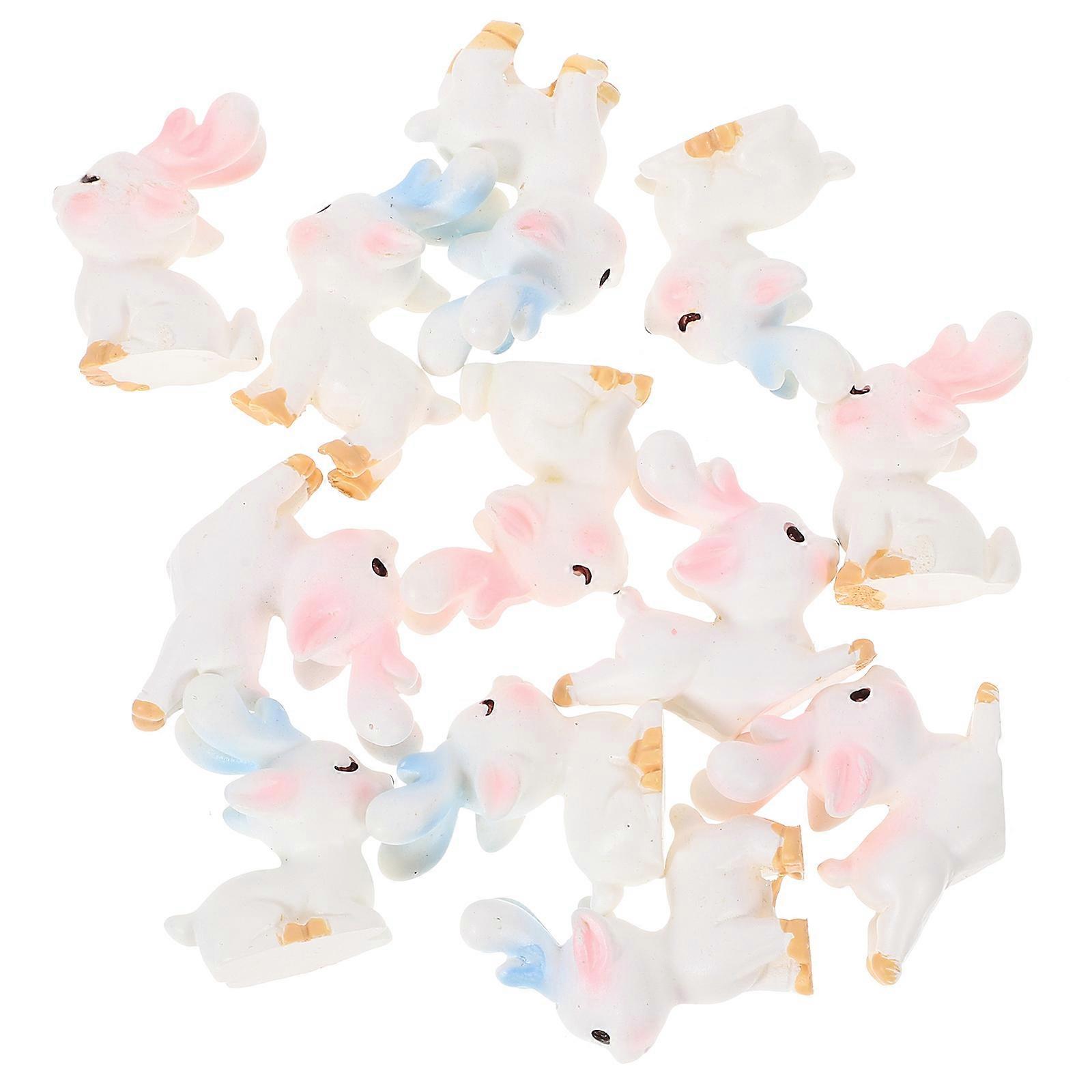 Resin Miniature Elk Figurines for Decoration 36Pcs Assorted