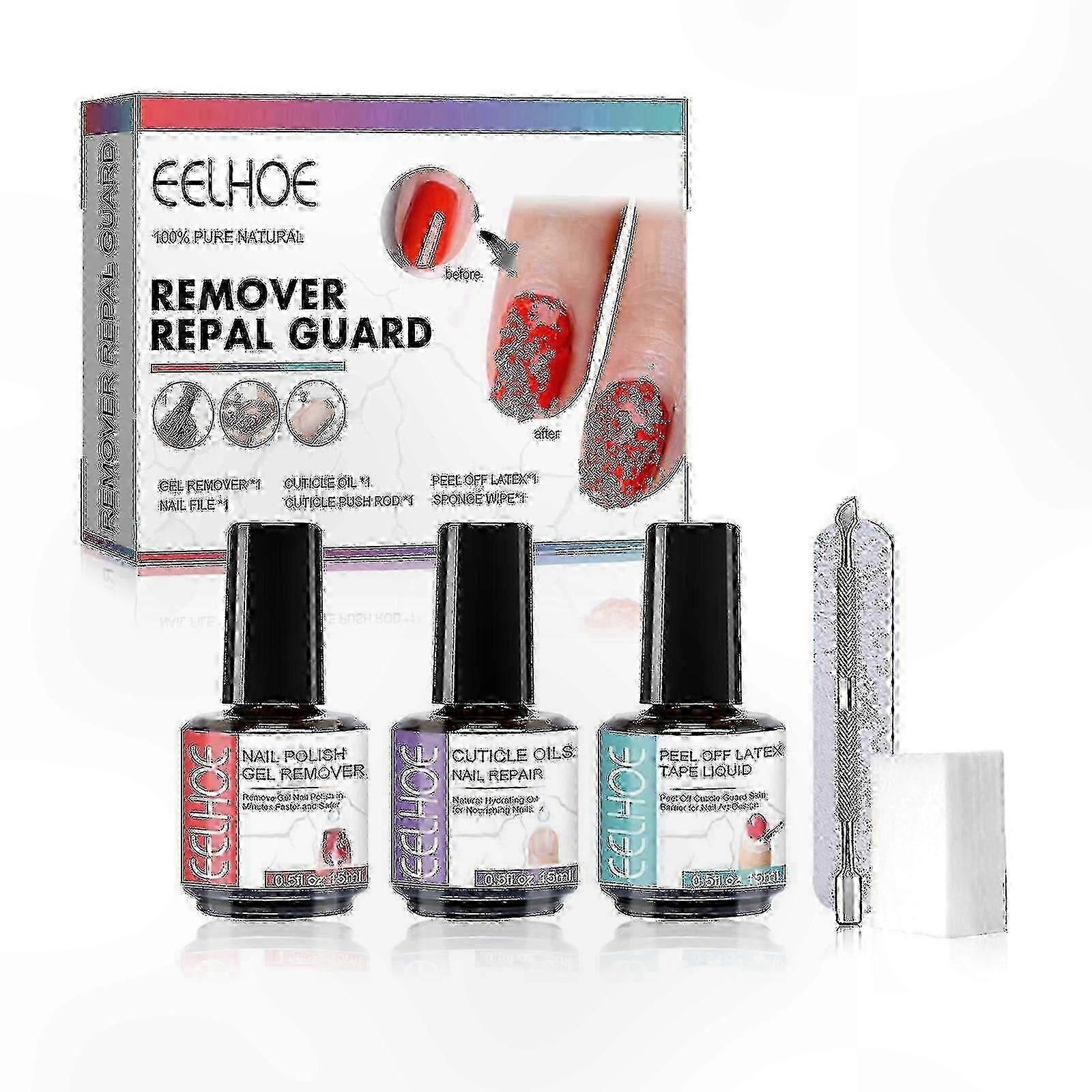 Quick-Dissolve Gel Nail Polish Remover for Easy Application and Removal Solution