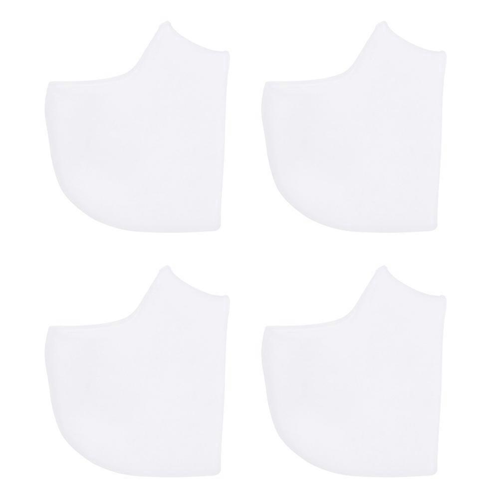 Practical Heel Protectors Sebs Cushions for Foot Relief 4Pcs White