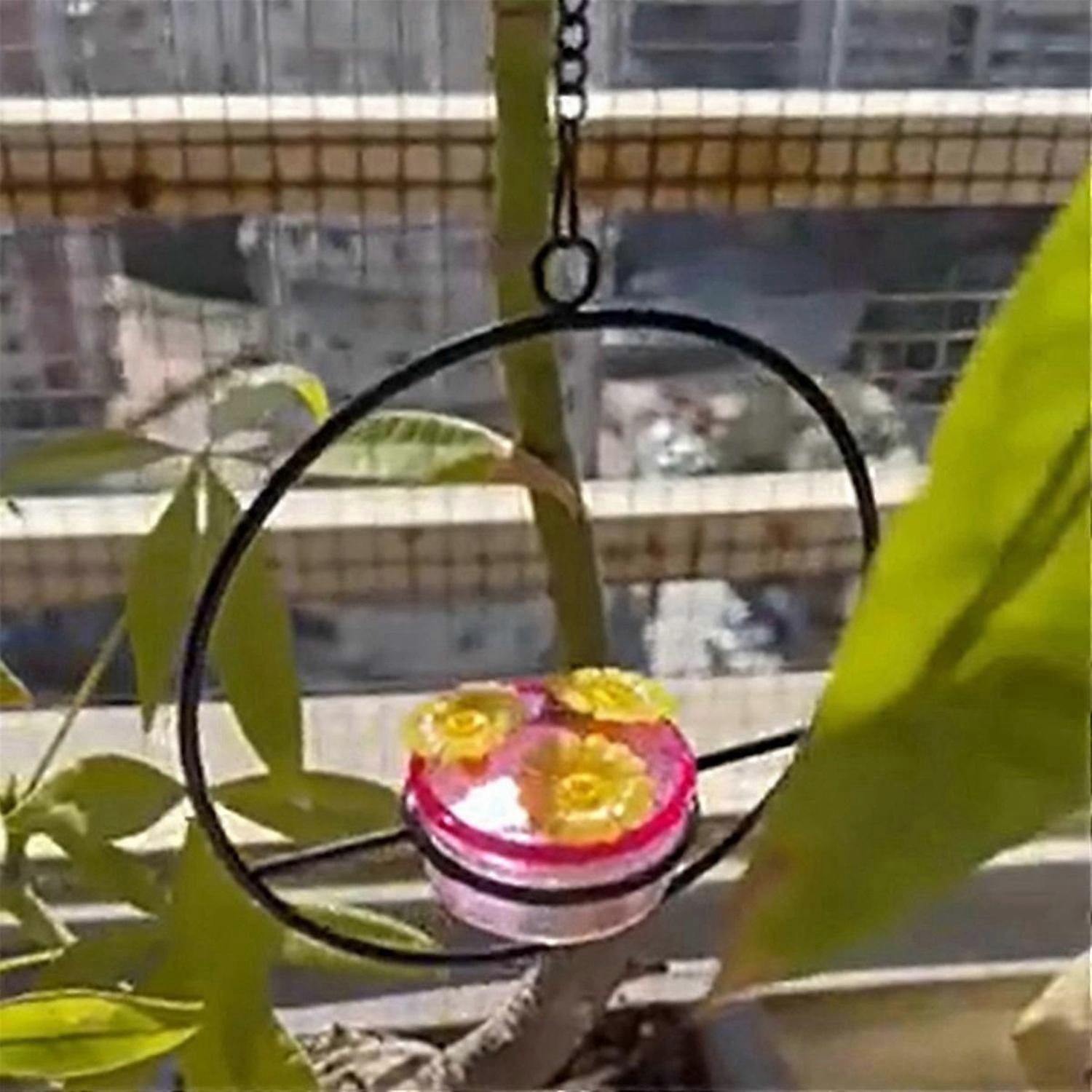 3 Pcs Hanging Hummingbird Feeder, Circular