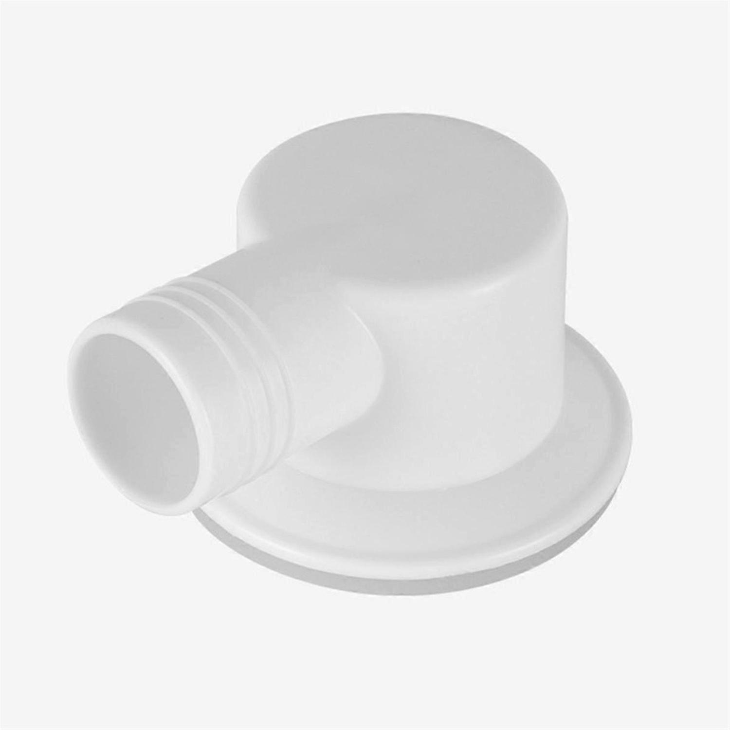 Sink Waste Drain Plug Hole Angle Fitting, Waste Plug Sink Basin Drain Filter for Motorhome Boat, Wit