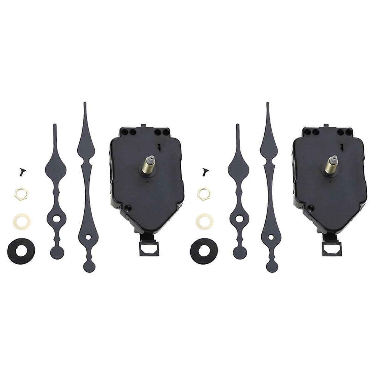 2 Set DIY Clock Movement Kit Replacement Parts A