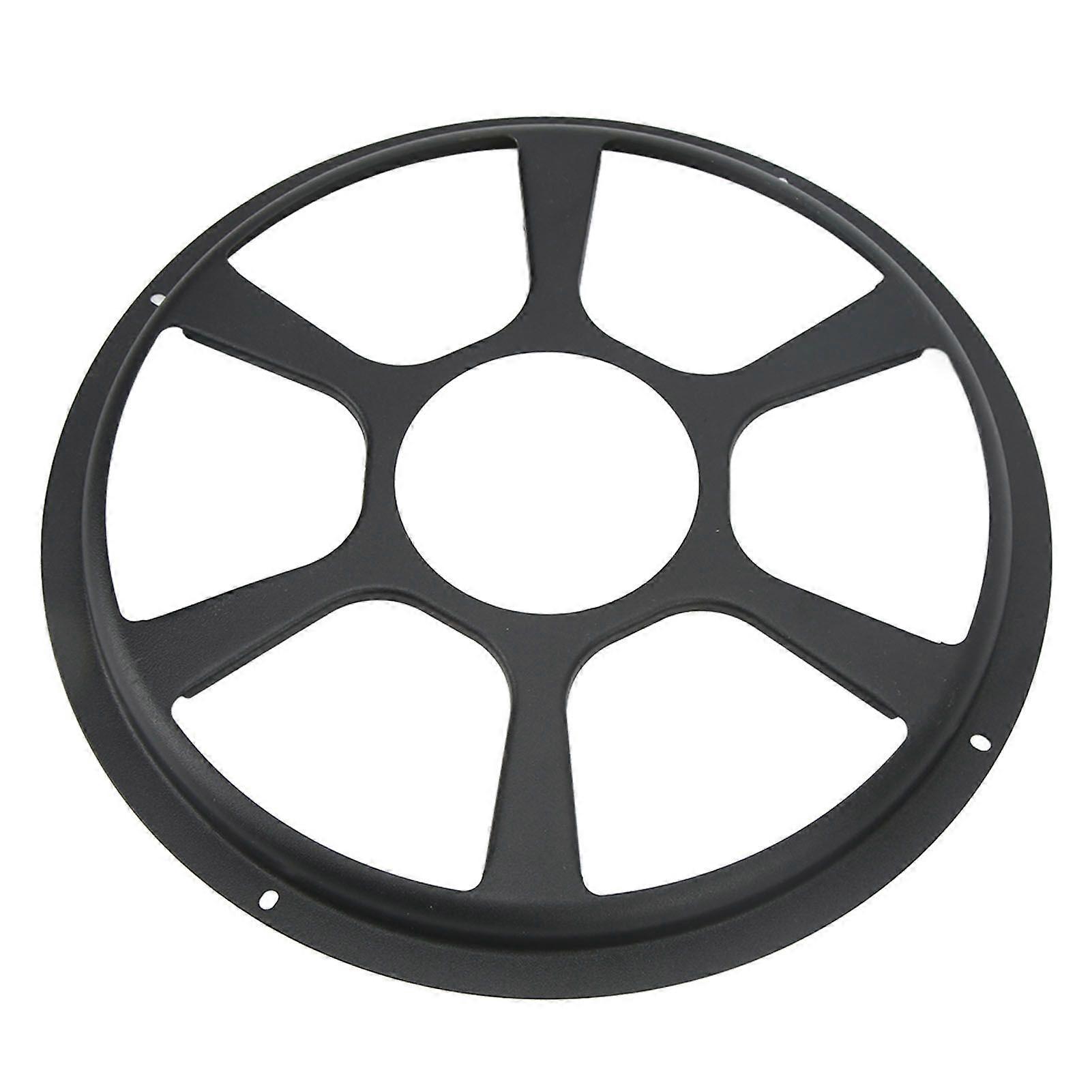 Car Audio Speaker Cover Protector Door Loudspeaker Trim Sub Woofer Decorative Grill Black 12in/30.48cm