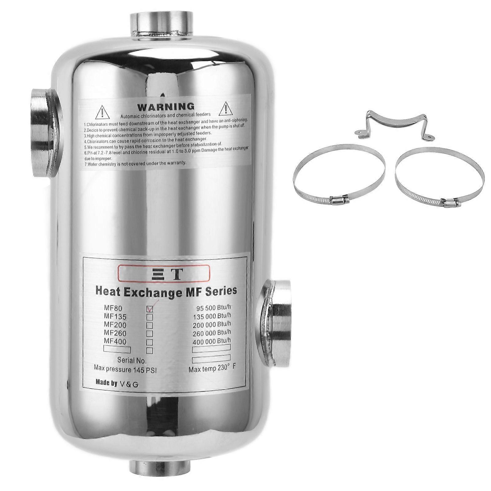 25KW Swimming Pool Heat Exchanger Thermostat Circulating Heating Equipment for SPA Pool Supplies